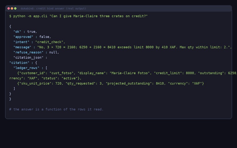 DukaBind – screenshot 2