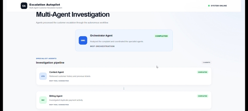 Customer Escalation Autopilot – screenshot 2