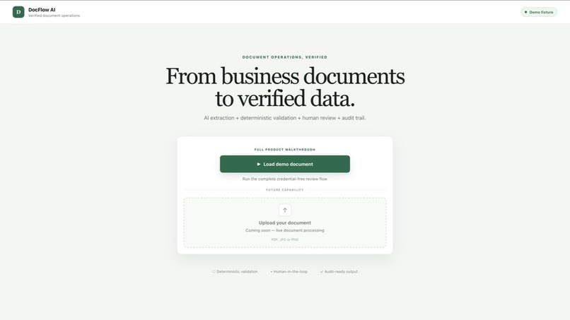 DocFlow AI – screenshot 1