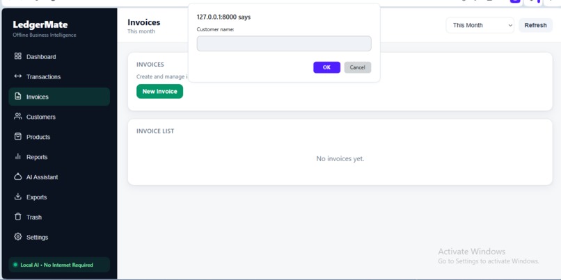 LedgerMate — Offline SME Bookkeeping Assistant – screenshot 3