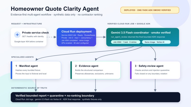 Homeowner Quote Clarity Agent – screenshot 1