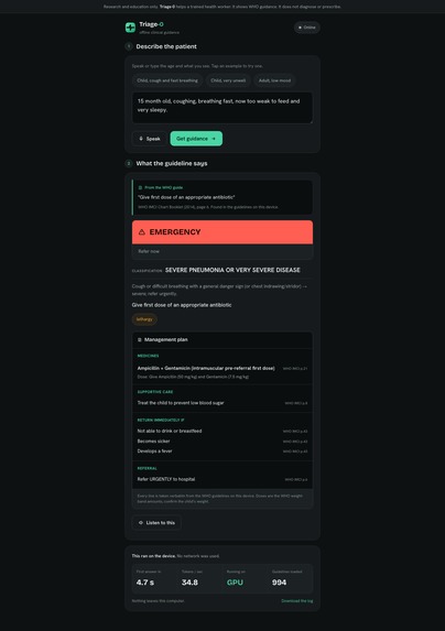 Triage-0 – screenshot 3