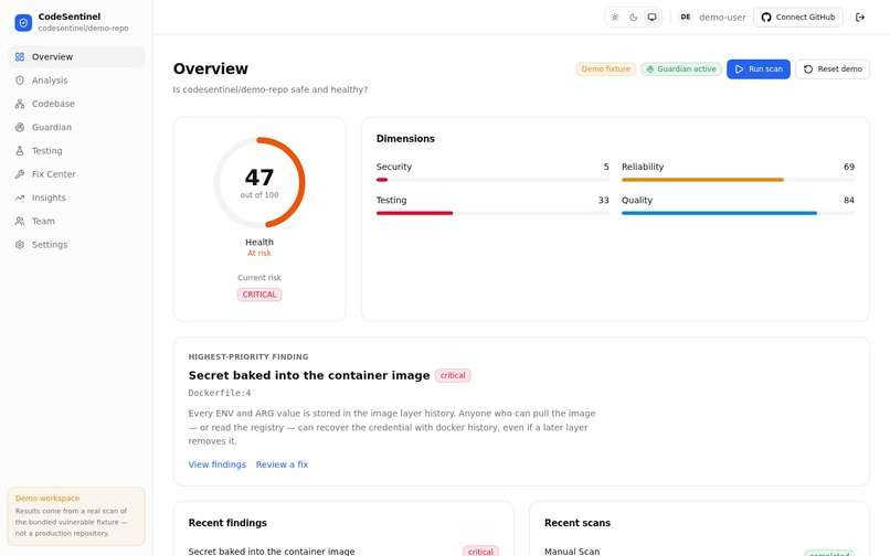Codesentinel  – screenshot 6