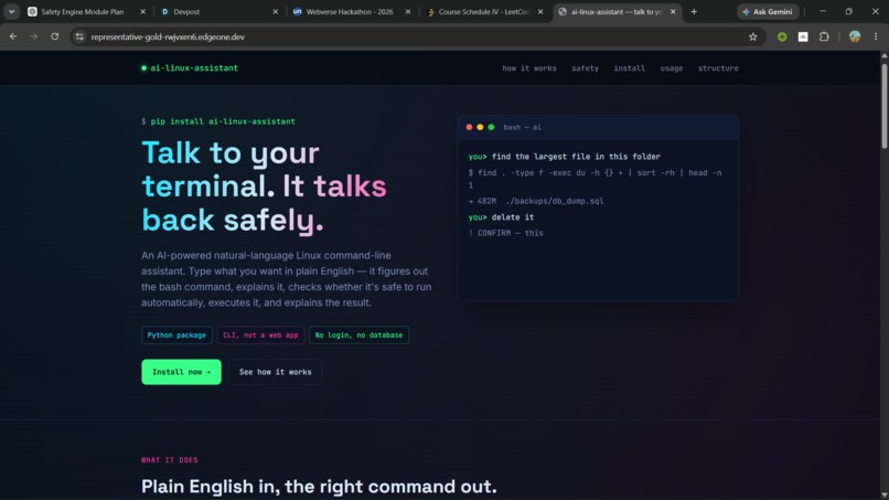 Bash-Mate – screenshot 1
