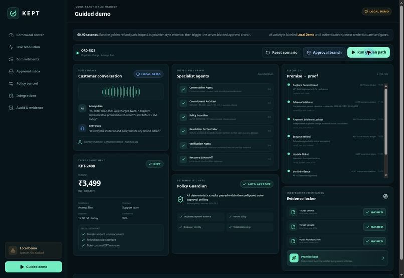 KEPT - Every customer promise, executed and proven. – screenshot 3
