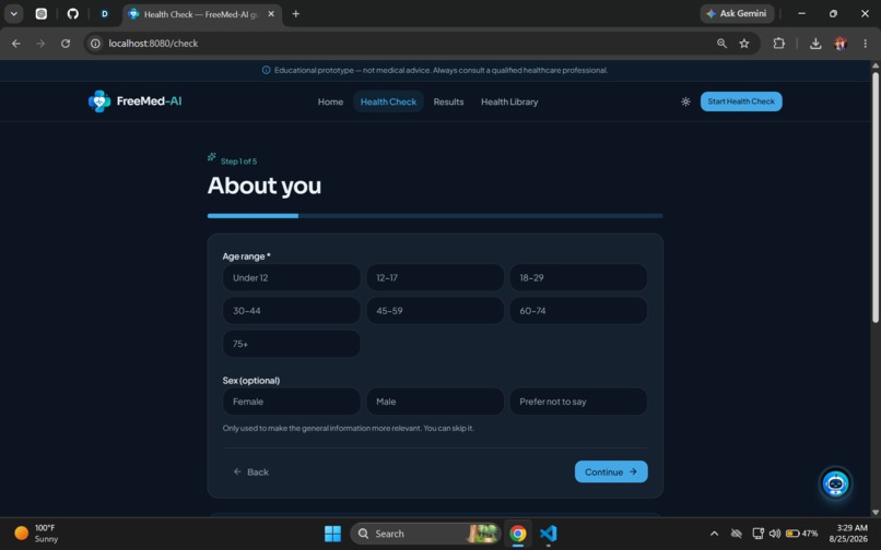 FreeMed-AI – screenshot 1