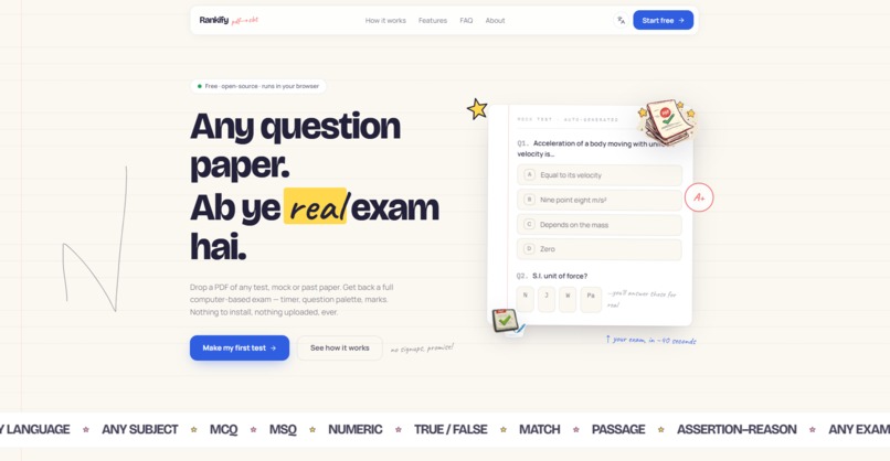 Rankify – screenshot 1