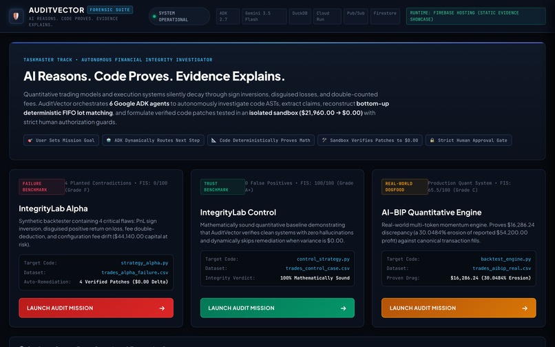 AuditVector – screenshot 1