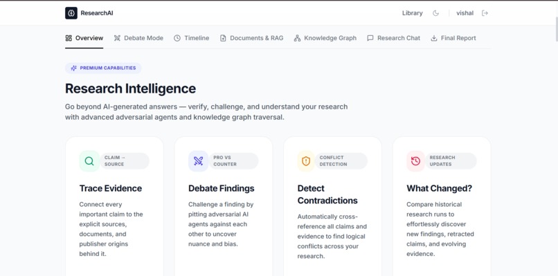 AI Multi-Agent Research Workspace – screenshot 3