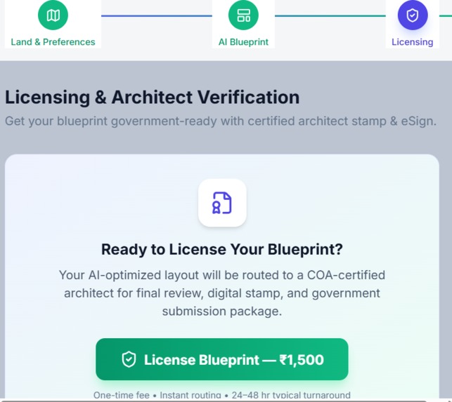 Buildo "Instant Blueprints, Certified Fast." – screenshot 6