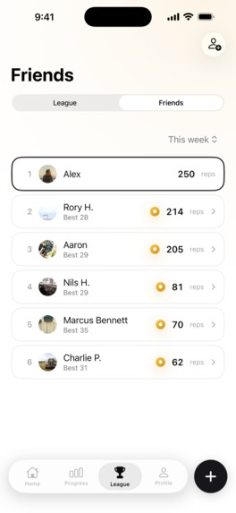 PushRank: Push Up Counter Game – screenshot 5