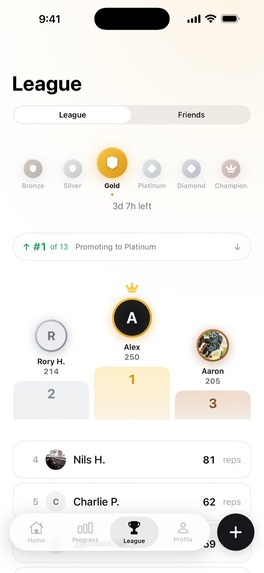 PushRank: Push Up Counter Game – screenshot 3