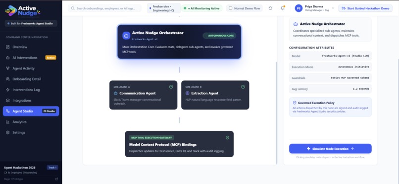 ActiveNudge - Autonomous Employee Onboarding Agent – screenshot 4