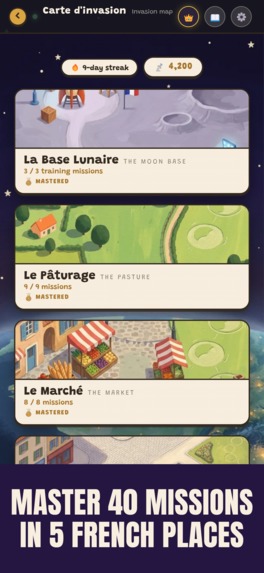 Cowsmic: Learn French Game – screenshot 5