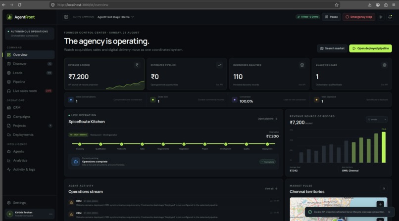 AgentFront – screenshot 1
