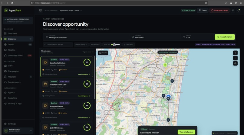 AgentFront – screenshot 2