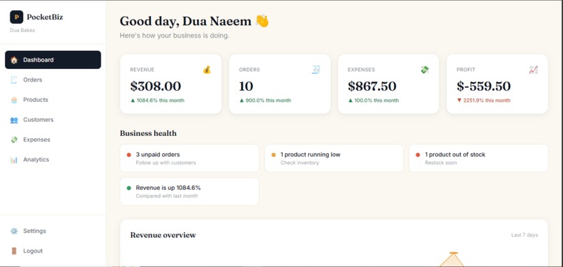 PocketBiz – screenshot 5