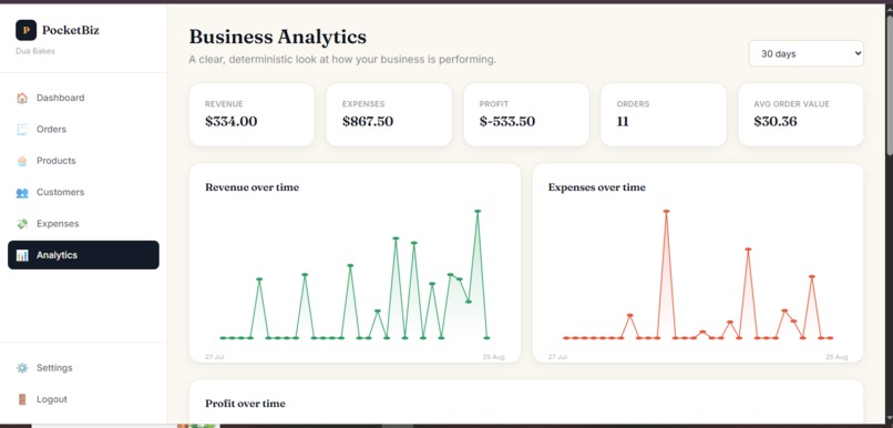 PocketBiz – screenshot 8