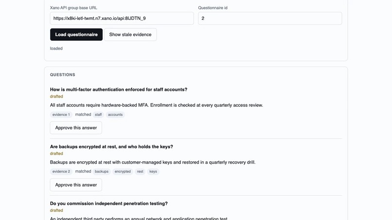 AnswerProof – screenshot 1