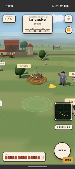 Cowsmic: Learn French Game – screenshot 9