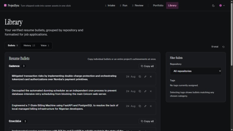 Project Sync – screenshot 5