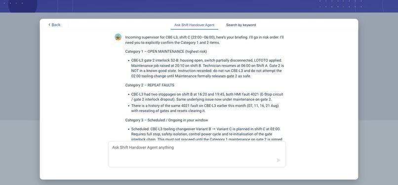 Shift Handover Intelligence - Freshservice AI Agent Studio – screenshot 4