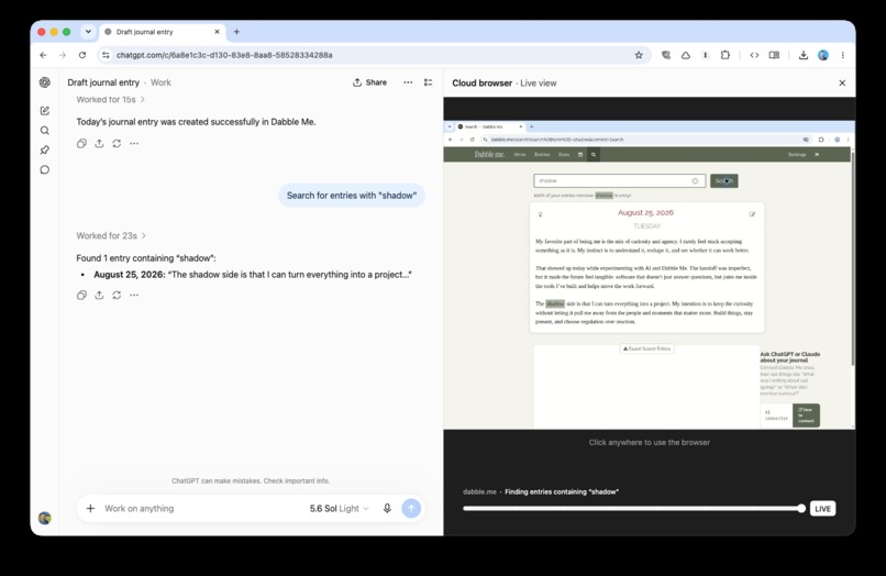 Dabble Me: a simple, private journal that helps you write. – screenshot 2