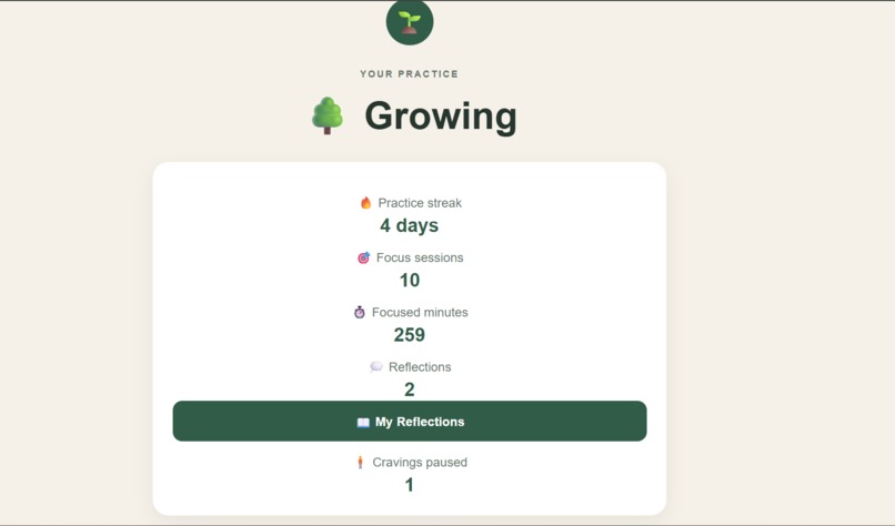 Dhyana focus app with ai integration – screenshot 3