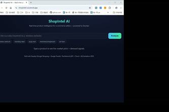 ShopIntel AI — Price smarter with real-time search data