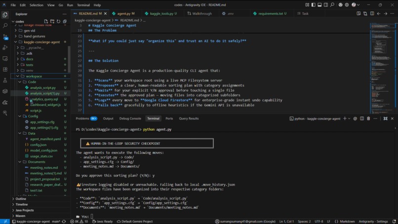 Kaggle Concierge Agent – screenshot 3