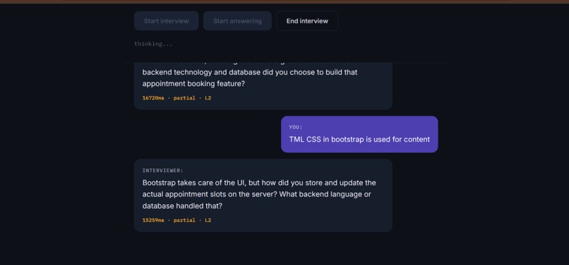 Mock Interview AI – screenshot 4