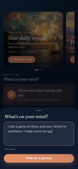 Shora: Personalized Meditation and Journaling – screenshot 4