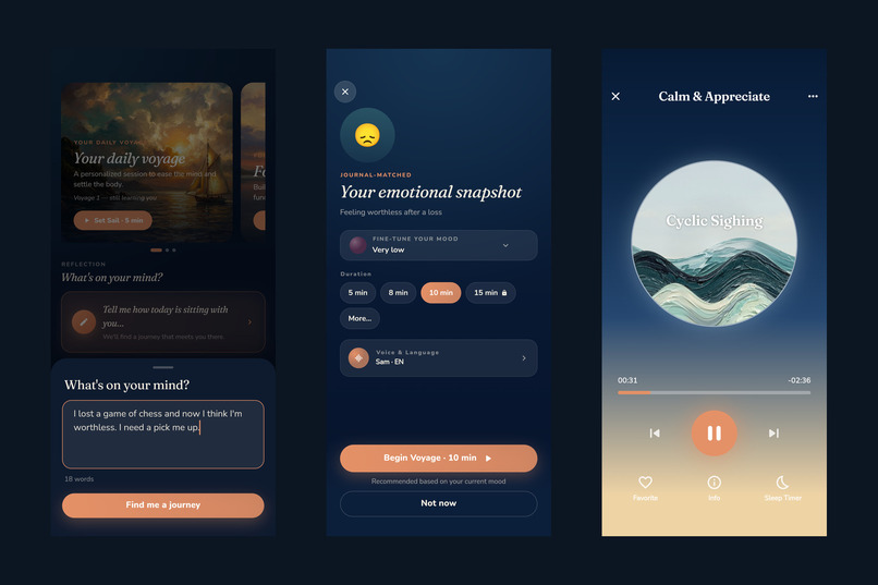 Shora: Personalized Meditation and Journaling – screenshot 13