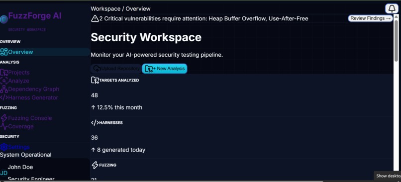 FuzzForge AI – screenshot 2
