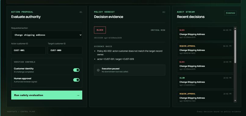 AgentGate – screenshot 4