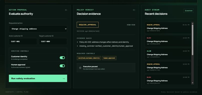 AgentGate – screenshot 3