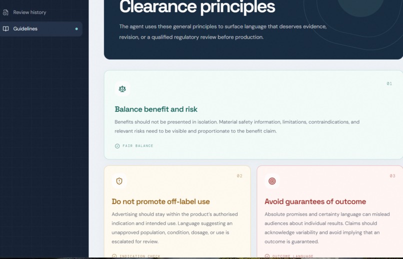 Ad Script Clearance Agent – screenshot 4