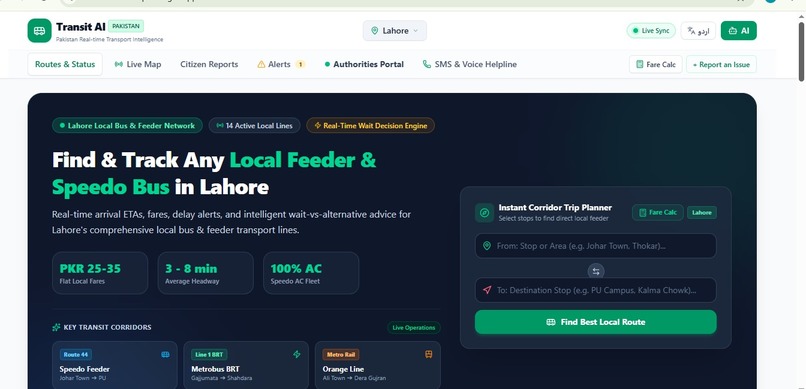 Transit ai sense – screenshot 1