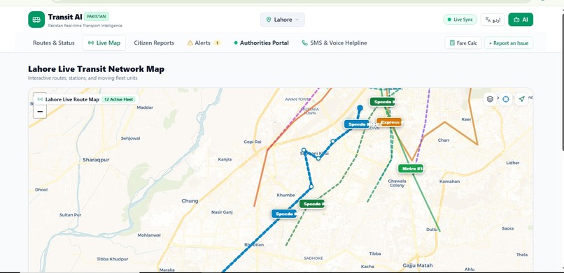 Transit ai sense – screenshot 2