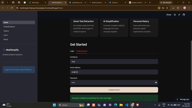 MediSimply - AI Medical Report Explainer – screenshot 1
