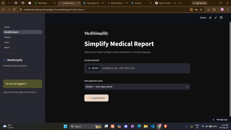 MediSimply - AI Medical Report Explainer – screenshot 4