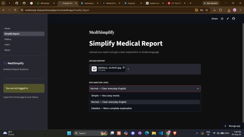 MediSimply - AI Medical Report Explainer – screenshot 5