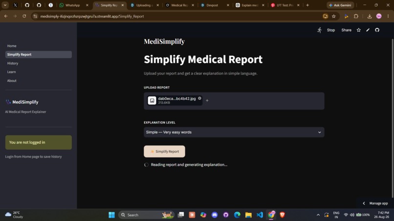 MediSimply - AI Medical Report Explainer – screenshot 10