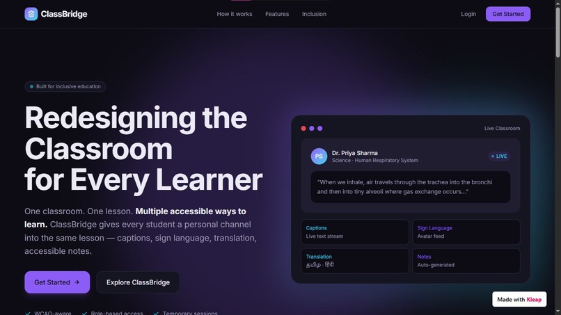 ClassBridge – screenshot 1