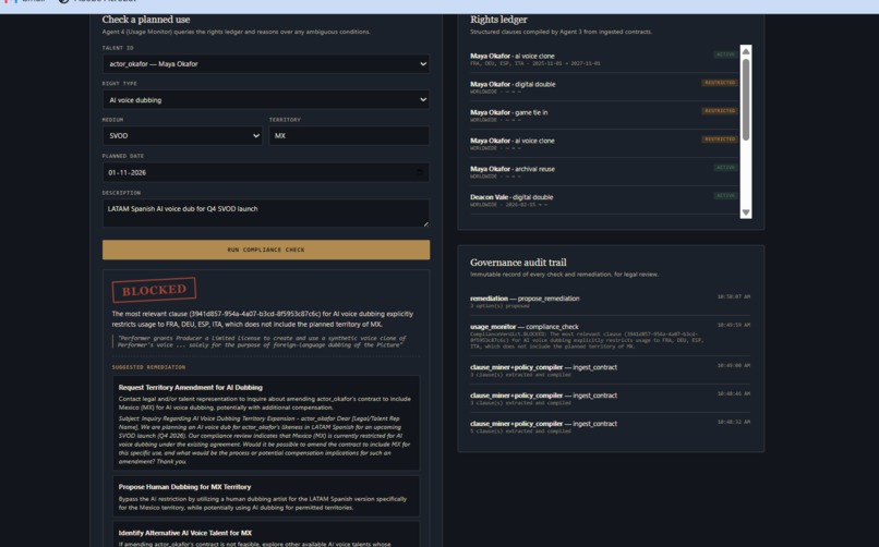 Continuity - AI Likeness & Consent Continuity Agent – screenshot 3