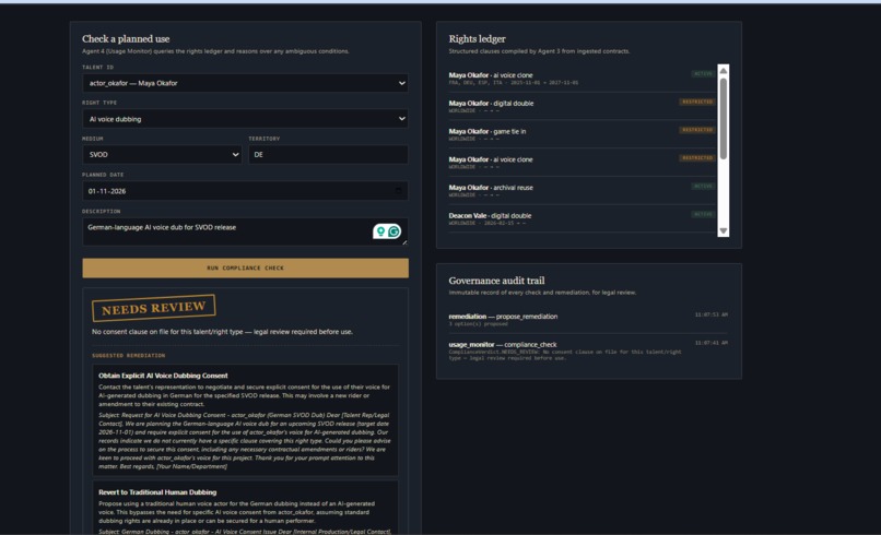 Continuity - AI Likeness & Consent Continuity Agent – screenshot 4