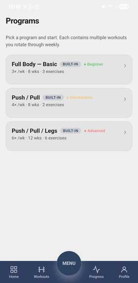 BeeStrong - Gym Tracker – screenshot 5