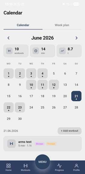 BeeStrong - Gym Tracker – screenshot 3
