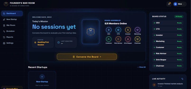 Founder War Room – screenshot 1