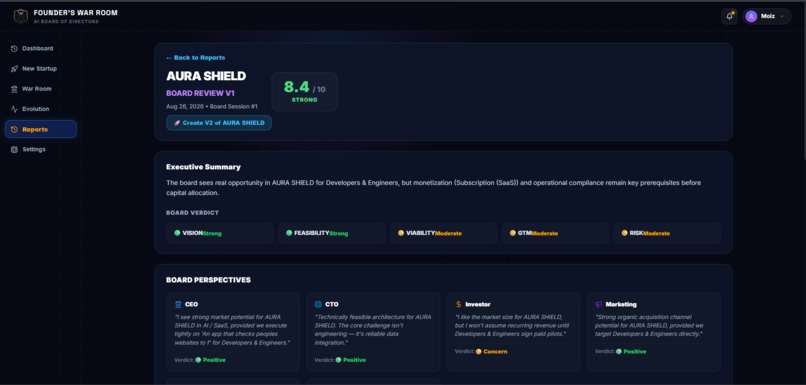 Founder War Room – screenshot 5